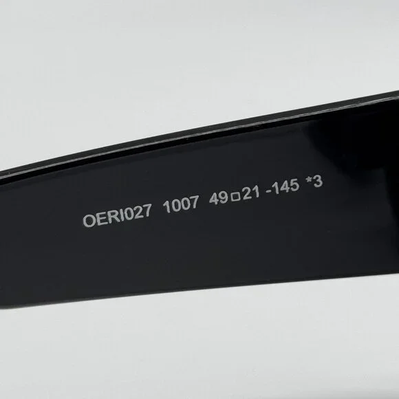 NEW OFF-WHITE SUNGLASSES, BLACK CAT EYE WOMEN EYEWEAR OFF-WHITE ACCRA 007 BLACK